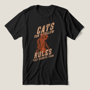 Independent Cat Lover- Rebellious Cat Quote Tri-Blend Shirt