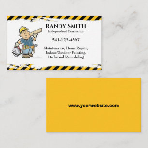 Independent Contractor Business Card