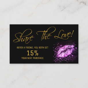 Independent Distributor Referral Business Card