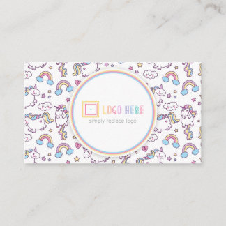 Independent Fashion Retailer Business Card Unicorn