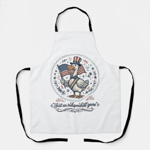 Independent Goose Vintage Patriotic Shirt Design ( Apron
