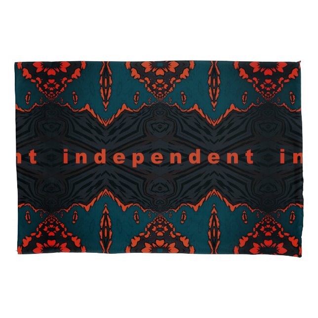 Independent in Orange and Green Pillowcase (Front-Left)
