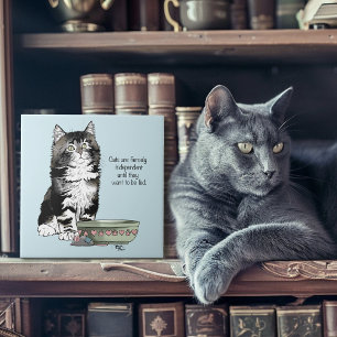 Independent Kitten Bowl Funny Tile