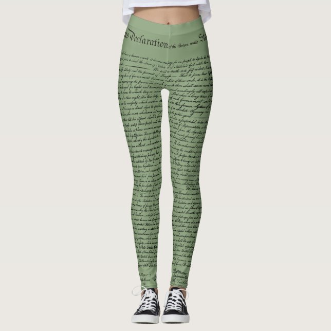 Independent Ladies ~ Declare Your  Independence! ~ Leggings (Front)