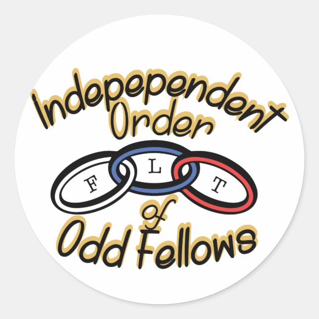 Independent Order Classic Round Sticker (Front)
