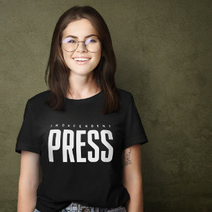 Independent Press Identification Badge T-Shirt
