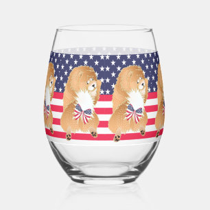 INDEPENDENT- Red Chow Stemless Wine Glass