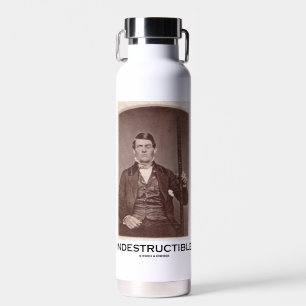 Indestructible Phineas Gauge Psychology Humour Water Bottle