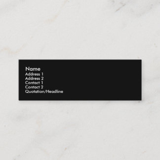 INDESTRUCTIBLE SKINNY PROFILE BUSINESS CARD