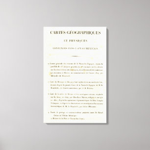 Index 1 New Spain Canvas Print
