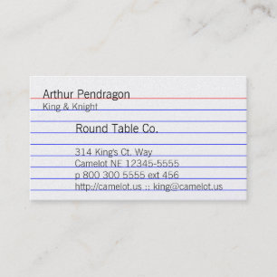 Index Card