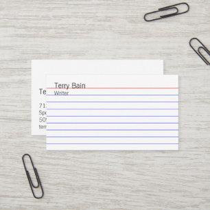 Index Card