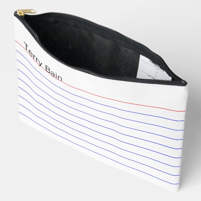 Index Card Accessory Pouch (Open)
