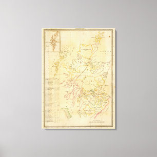 Index map 2 canvas print