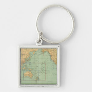 Index map New mercantile marine atlas Keychain