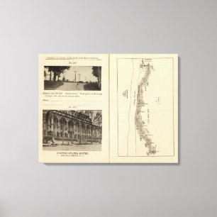 Index map New York City Canvas Print