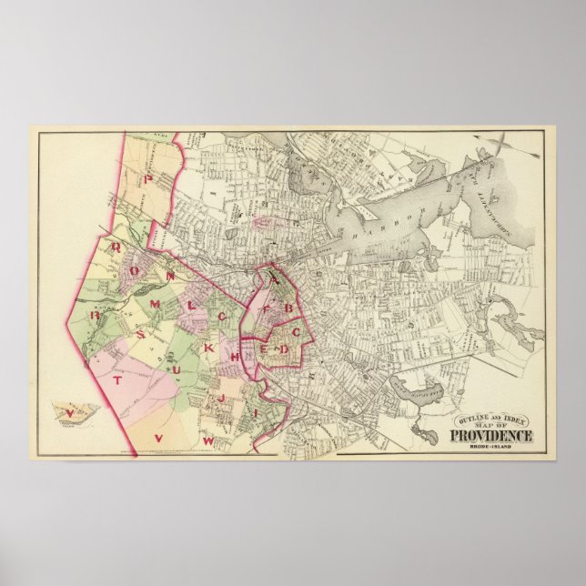 Index map poster (Front)