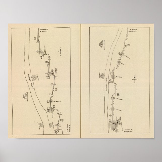 Index map Putnam County Dutchess County New York Poster (Front)