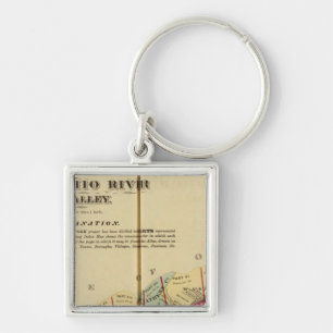 Index map to Atlas of the Upper Ohio River Keychain