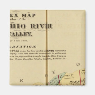 Index map to Atlas of the Upper Ohio River Magnet