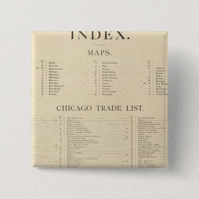 Index New commercial atlas 2 Inch Square Button (Front)