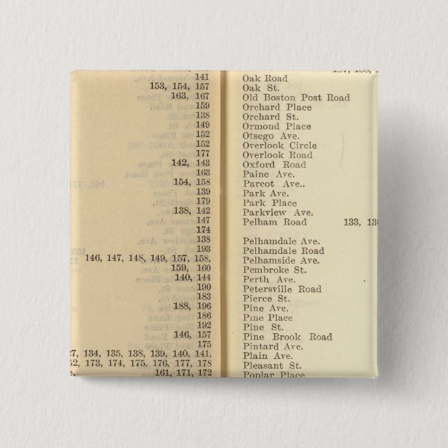 Index New Rochelle 2 Inch Square Button (Front)