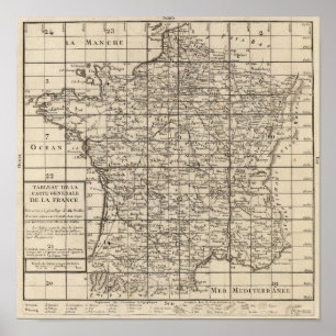 Index of France Poster