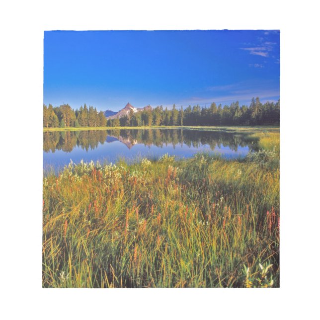 Index Peak reflects into Mud Lake on the Notepad (Front)