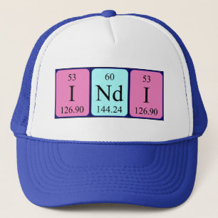 Indi periodic table name hat