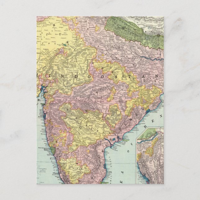 India 7 postcard (Front)