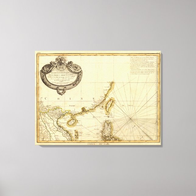 India 8 canvas print (Front)