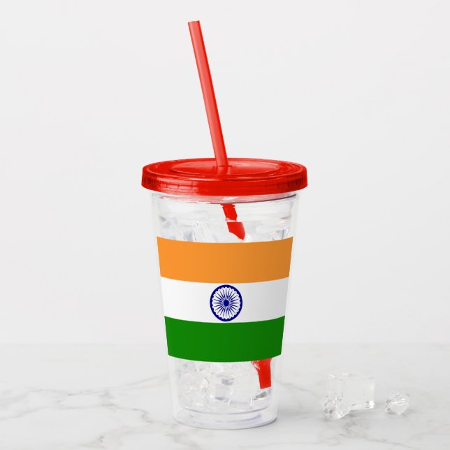 India Acrylic Tumbler (Front Ice)