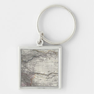 India and China Keychain