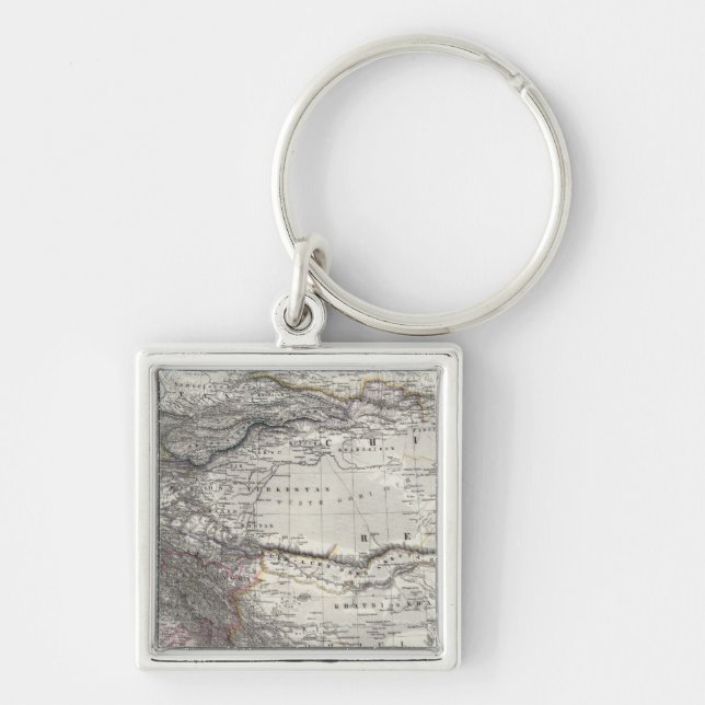 India and China Keychain (Front)