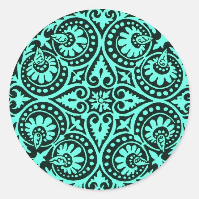 INDIA ART CLASSIC ROUND STICKER (Front)