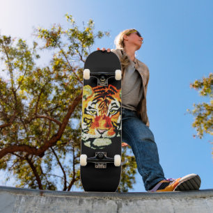 INDIA BENGAL TIGER SKATE BOARD