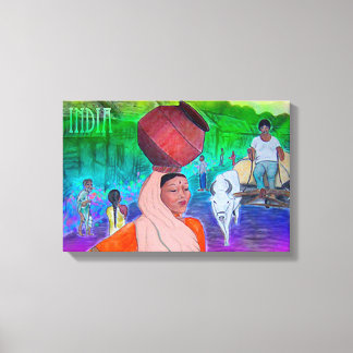 India Canvas Print