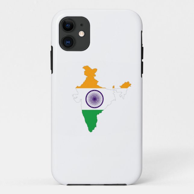 india country flag map shape indian Case-Mate iPhone case (Back)