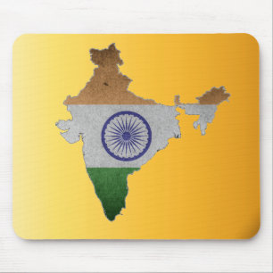 india country flag mouse pad
