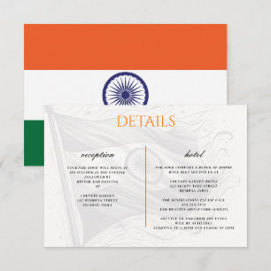 India Couple Enclosure Card