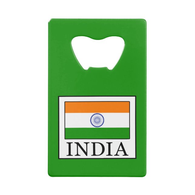 India Credit Card Bottle Opener (Front)