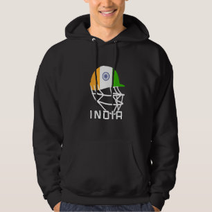 India Cricket Fan Helmet India Cricket Players Hoodie