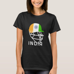 India Cricket Fan Helmet India Cricket Players T-Shirt