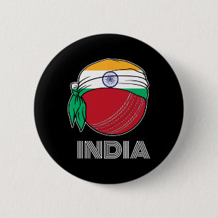 India Cricket Fan Shirts Fans Gift Kit Indian Cric 2 Inch Round Button