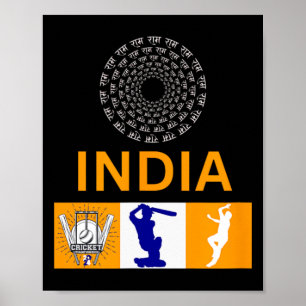 India Cricket Jersey India Cricket In Usa  Poster