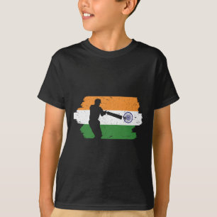 India Cricket National Fans Team Jersey Indian Fla T-Shirt