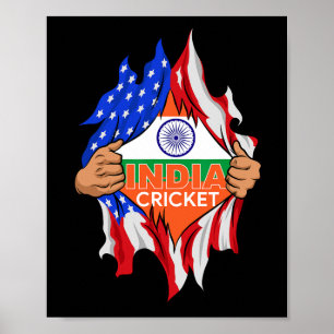 India Cricket Perfect For Indian Cricket Fans  Poster