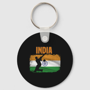 India Cricket Supporters Indian Cricket Fans India Keychain