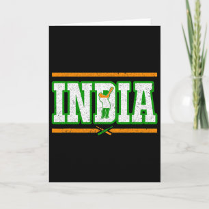 India Cricket Tee Shirt Indian National Cricket Te Card