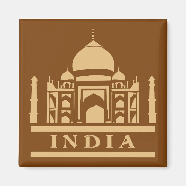 INDIA custom colour magnet (Front)